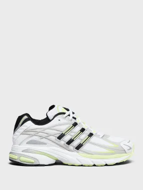 Adistar Cushion Sneakers in Cloud White / Pulse Lime and Core Black