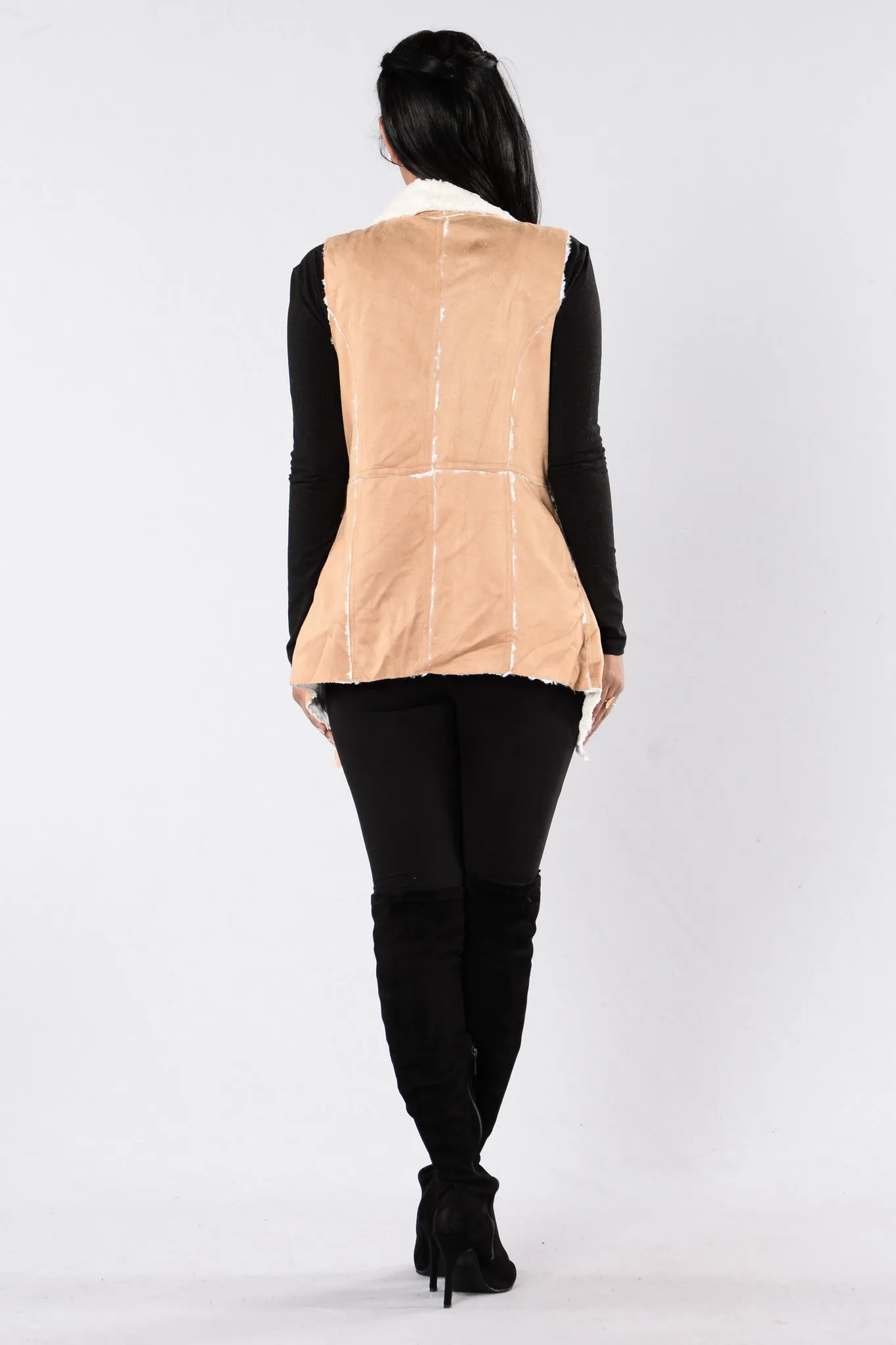 Adore You Vest - Tan