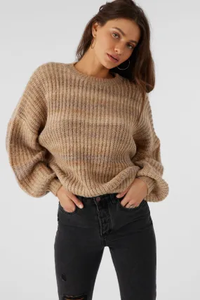 BAYOU OMBRE STRIPE SLOUCHY SWEATER