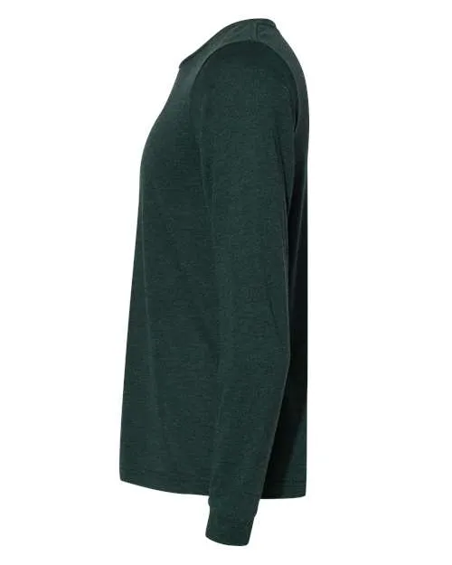 BELLA   CANVAS Triblend Long Sleeve Tee 3513 Emerald Triblend