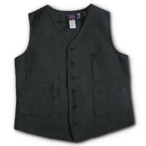 Button Front Wool Vest