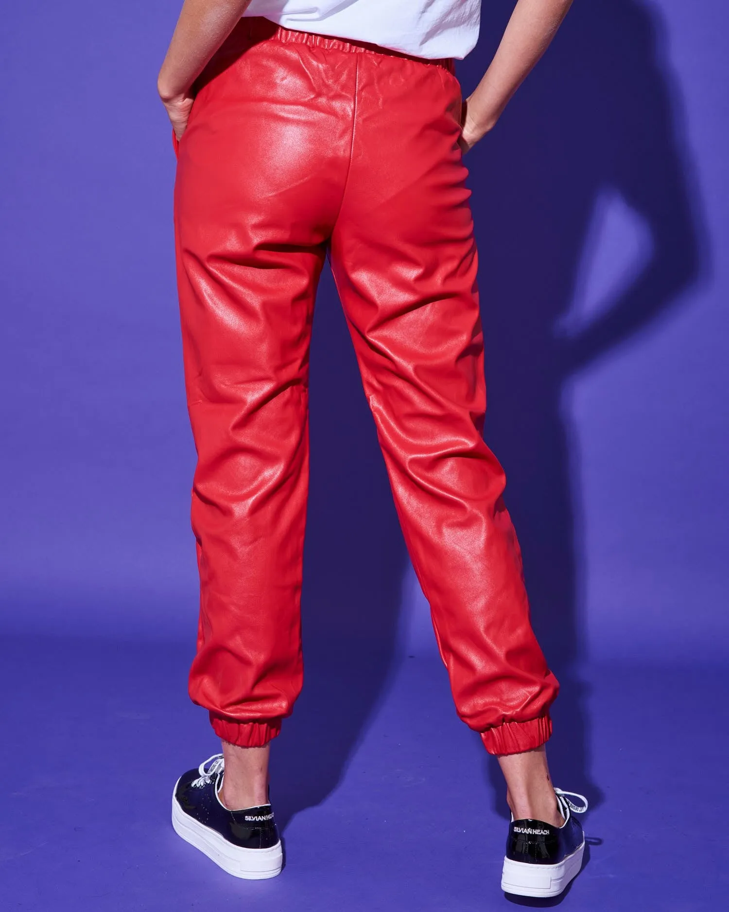 ECOLEATHER JOGGER PANTS