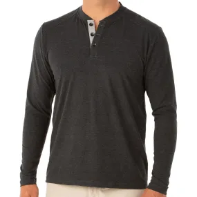 Free Fly Apparel Men's Bamboo Flex Long Sleeve Henley