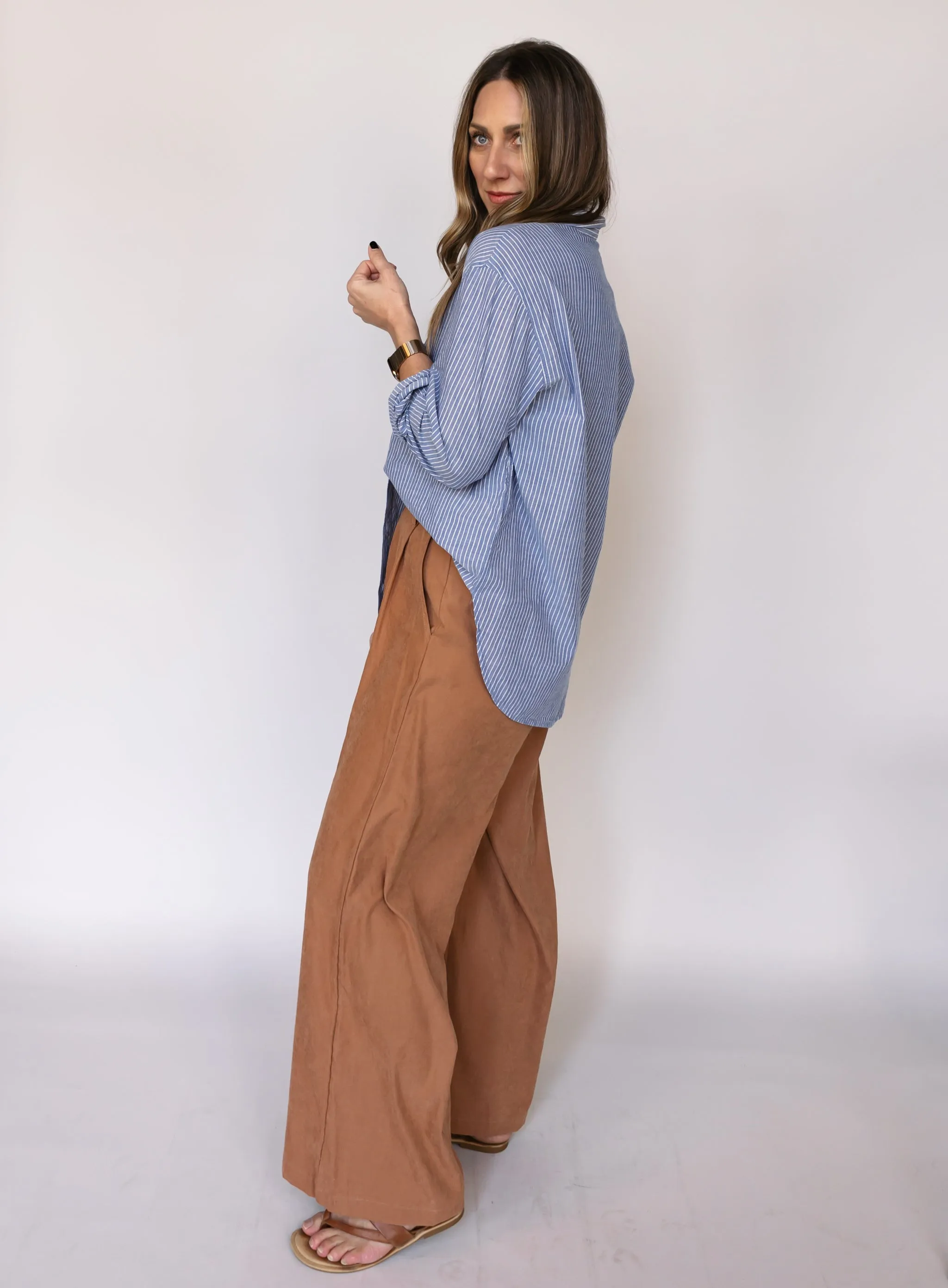 Ginger Wide Leg Trousers