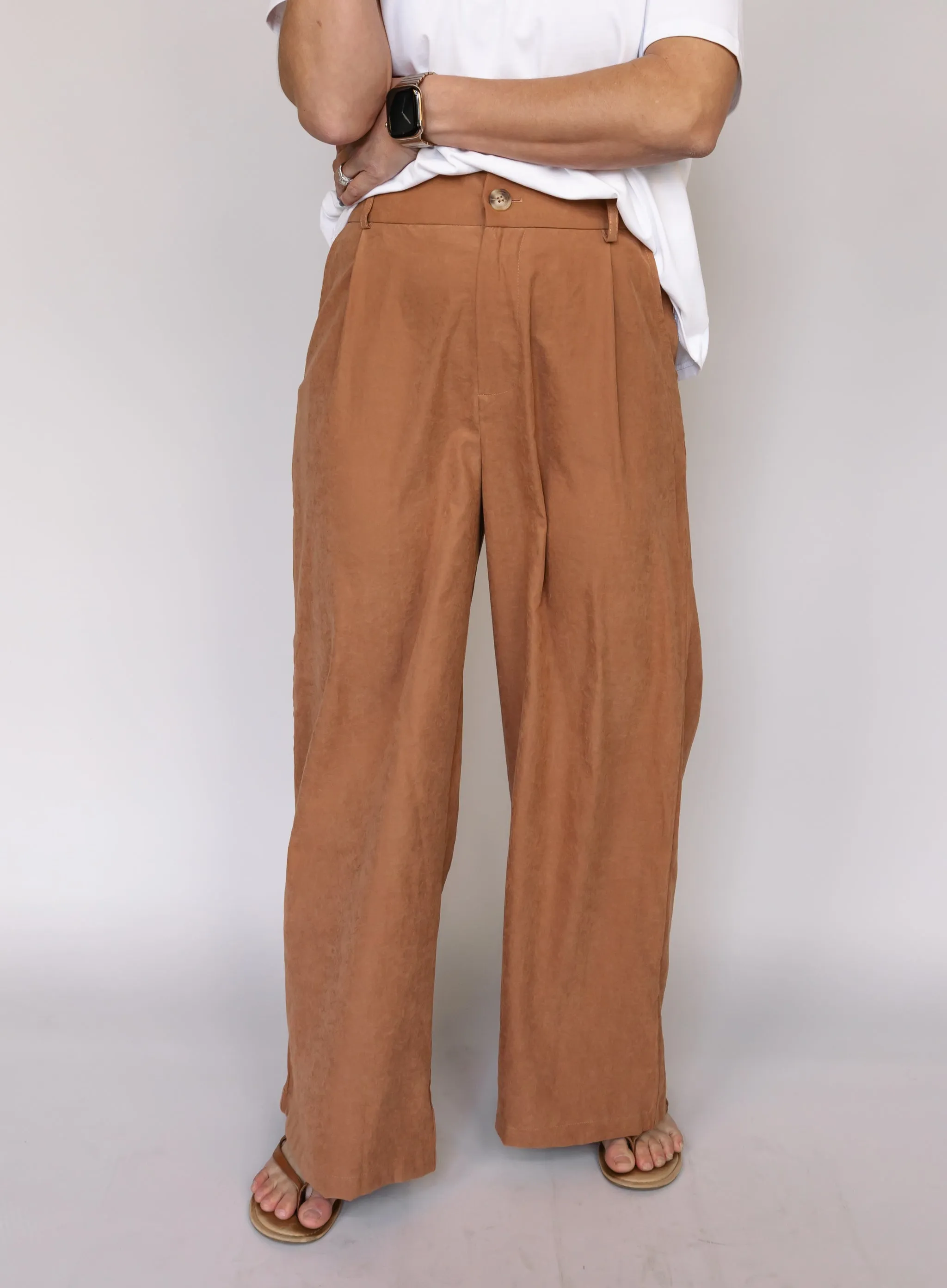 Ginger Wide Leg Trousers