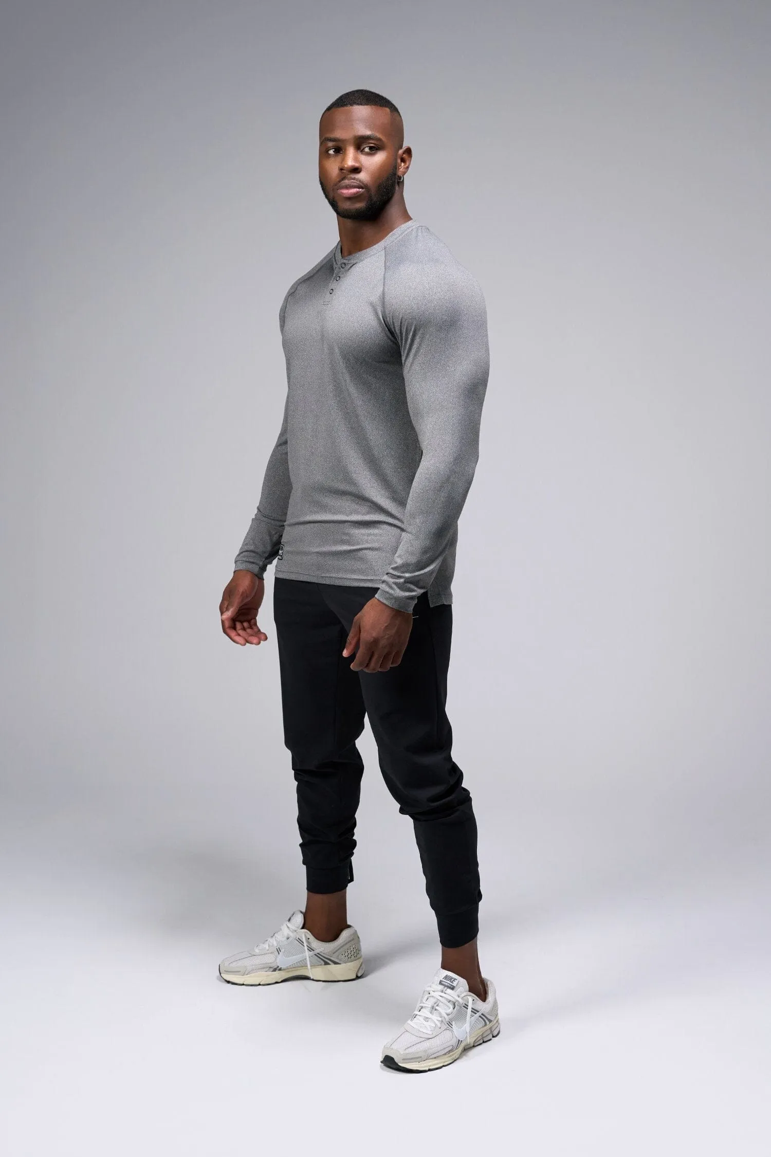 GTS Fitted Henley Long Sleeve