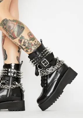 Hardcore Commandments Spiked Boots