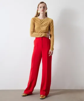 Ipekyol Wide Leg Fit Trousers Red