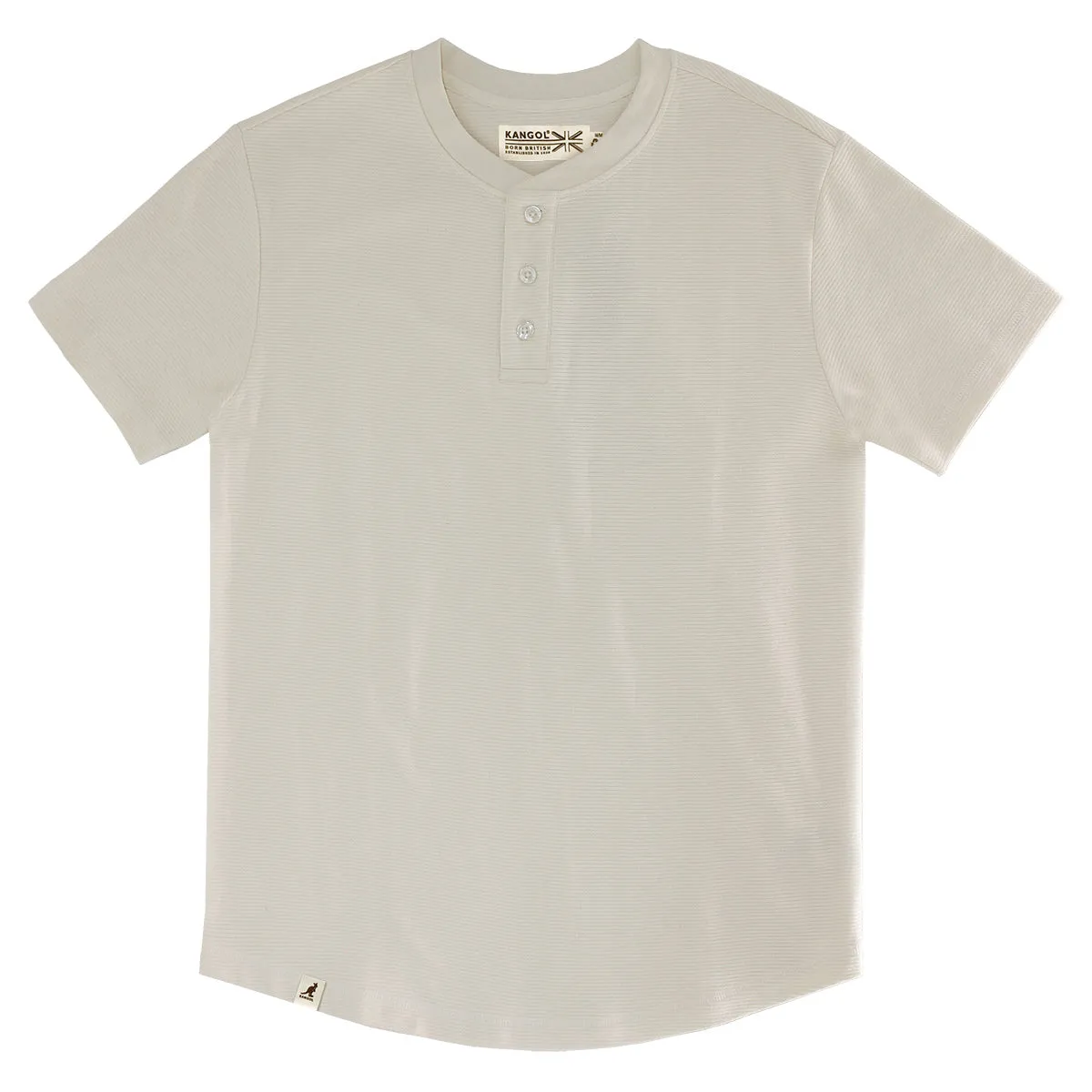 Kangol Fabricville Ottoman Short Sleeve Henley Tee