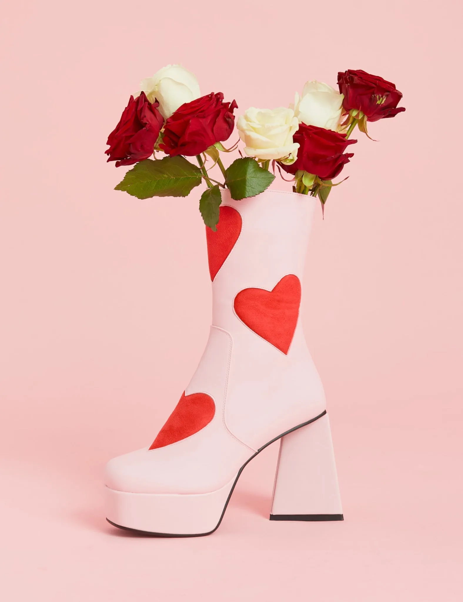 Letter To My Lover Platform Ankle Boots