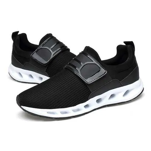 Mesh Hook Loop Breathable Soft Sole Casual Sneakers