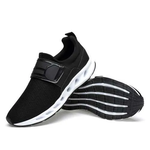 Mesh Hook Loop Breathable Soft Sole Casual Sneakers