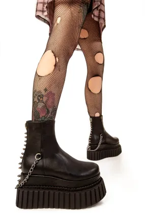 Mine Forever Chunky Platform Creeper Ankle Boots