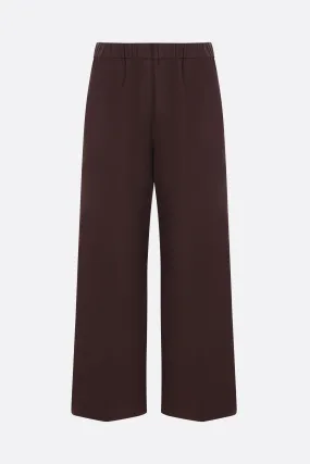 Poplin Wide-Leg Trousers