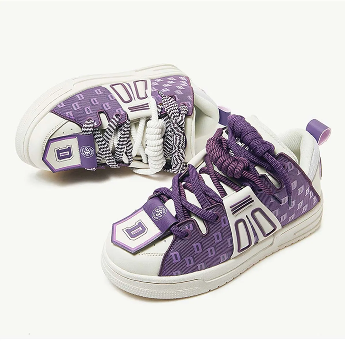 Purple Retro Sneakers