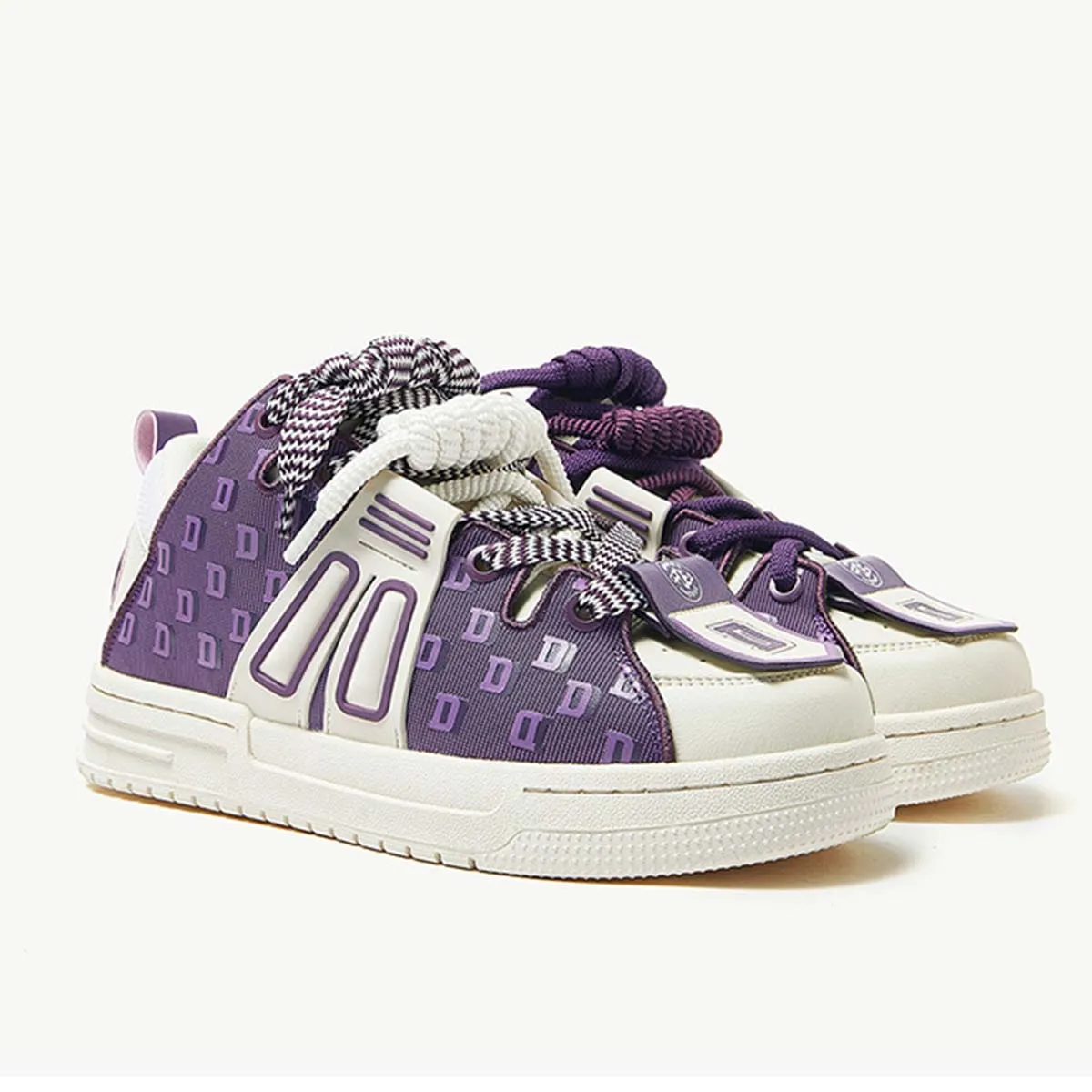 Purple Retro Sneakers