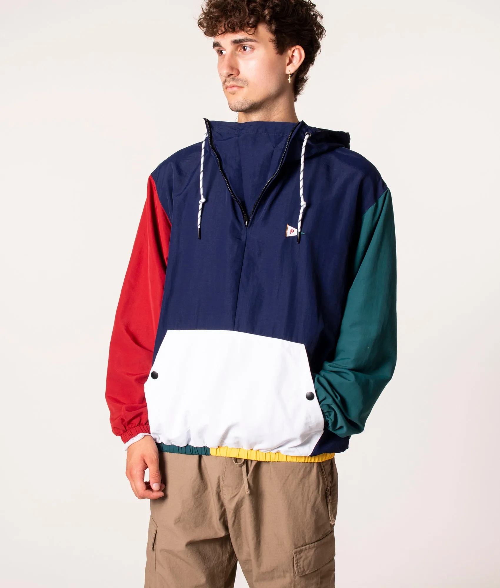 Relaxed Fit Anse Colour Block Jacket