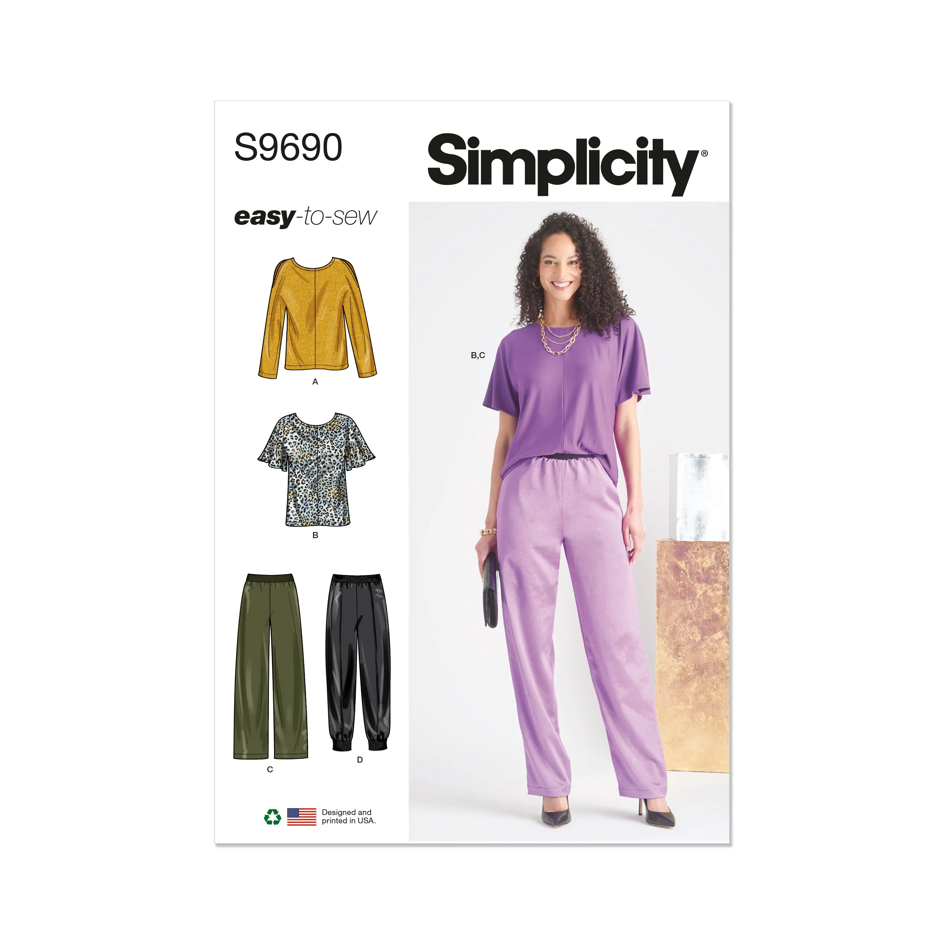 Simplicity Pattern 9690 Misses Sportswear