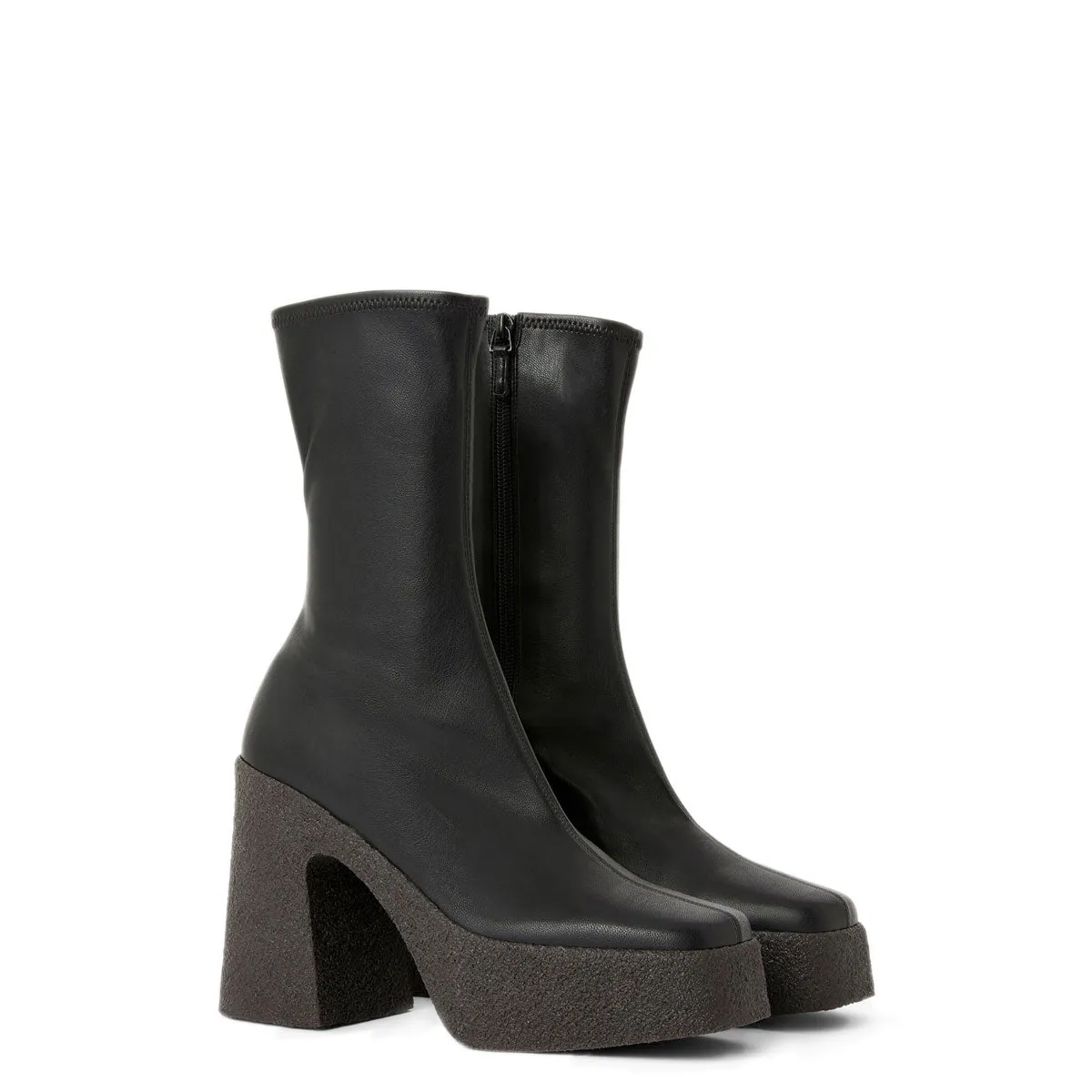 Skyla Chunky Platform Ankle Boot, Black