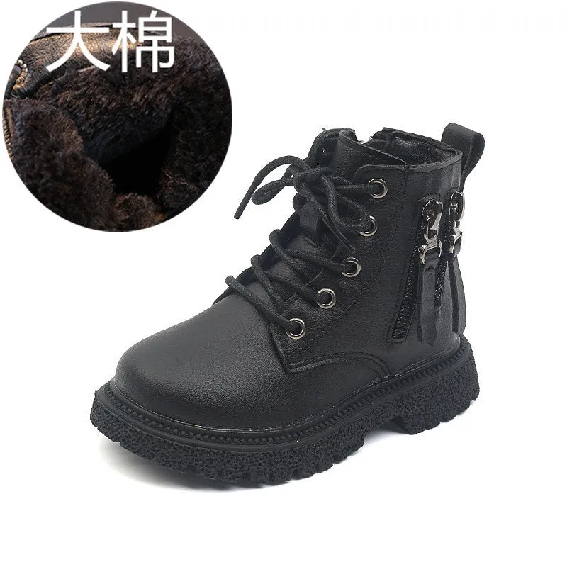 Spring Autumn Winter Ankle Boots Light Girl Platform Shoes