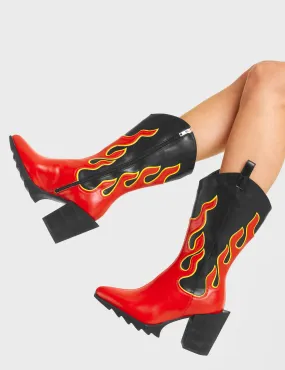 Temperature Rising Calf Boots