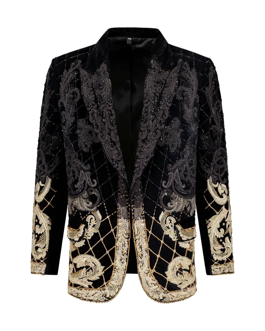 The Gatsby Crystal Beaded Jacket