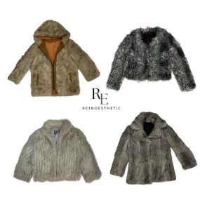 Y2K Vintage Fur Jackets (SR-023)